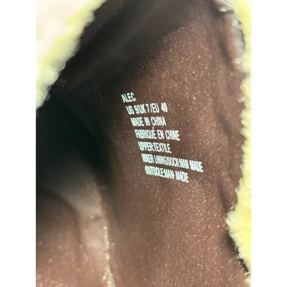 JustFab Alec Block Heeled Mule Slip On Chunky Shoe Brown Size 9 - Picture 12 of 13